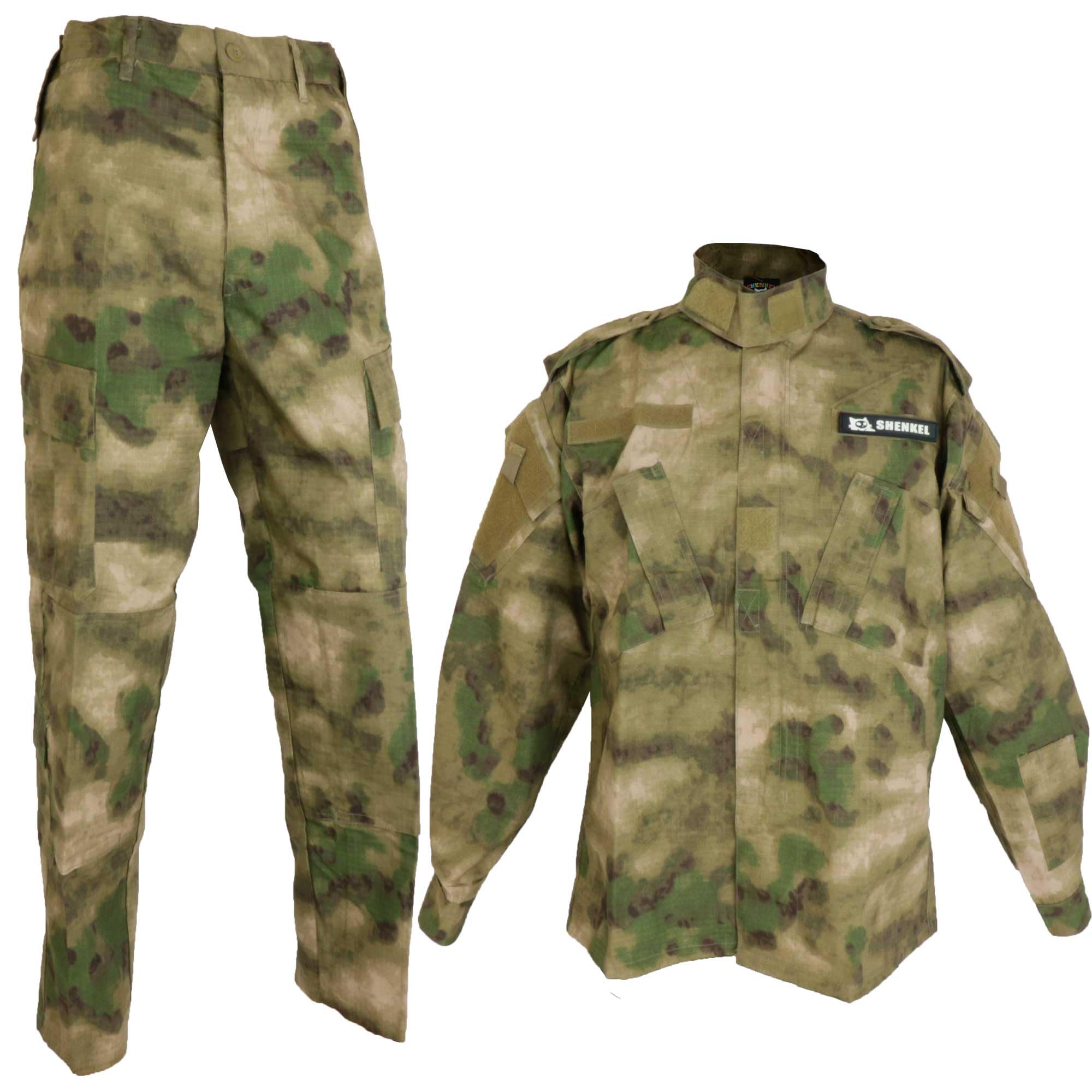 Amazon | SHENKEL 迷彩服上下 2点セット A-TACS FG USサイズ XS bdu