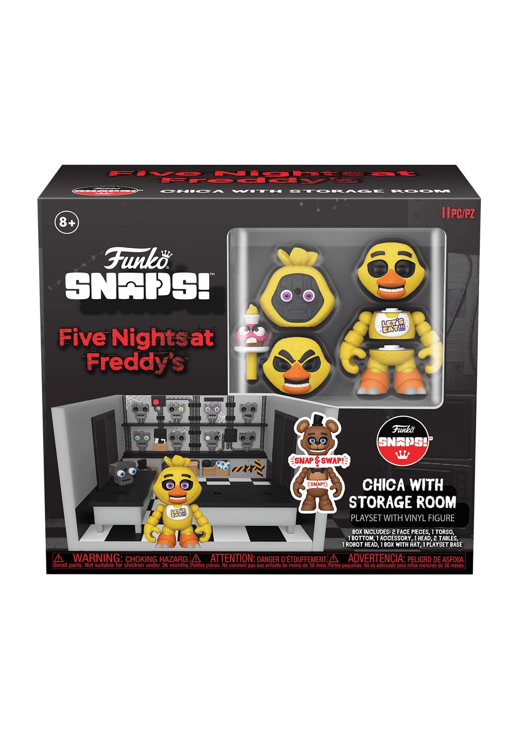 Amazon.com: Funko Snaps!: Five Nights at Freddy's - Chica, Playset