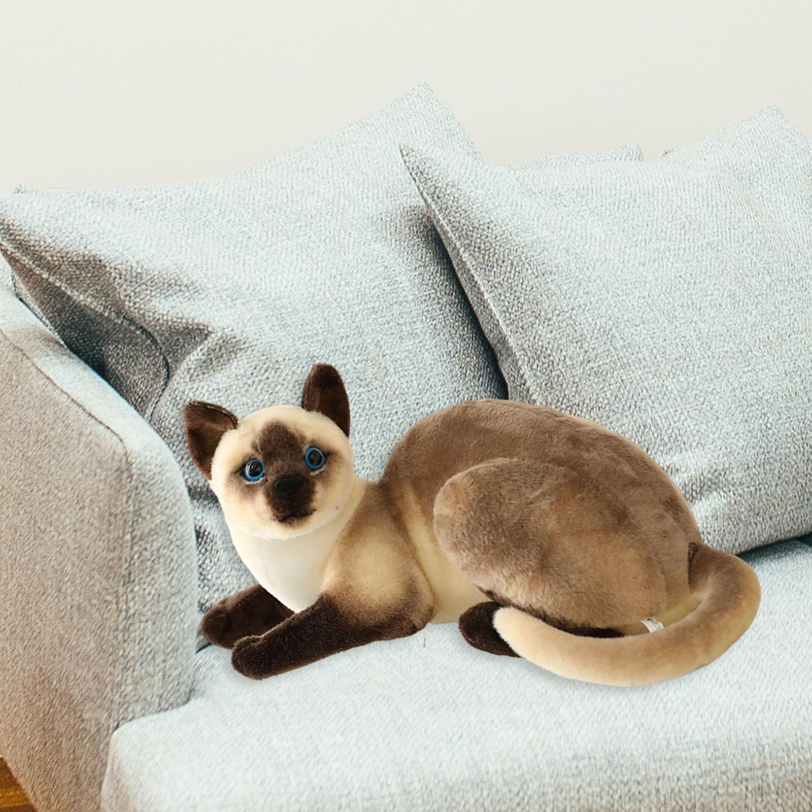 Amazon.co.jp: predolo 素敵なシミュレーション シャム猫のぬいぐるみ