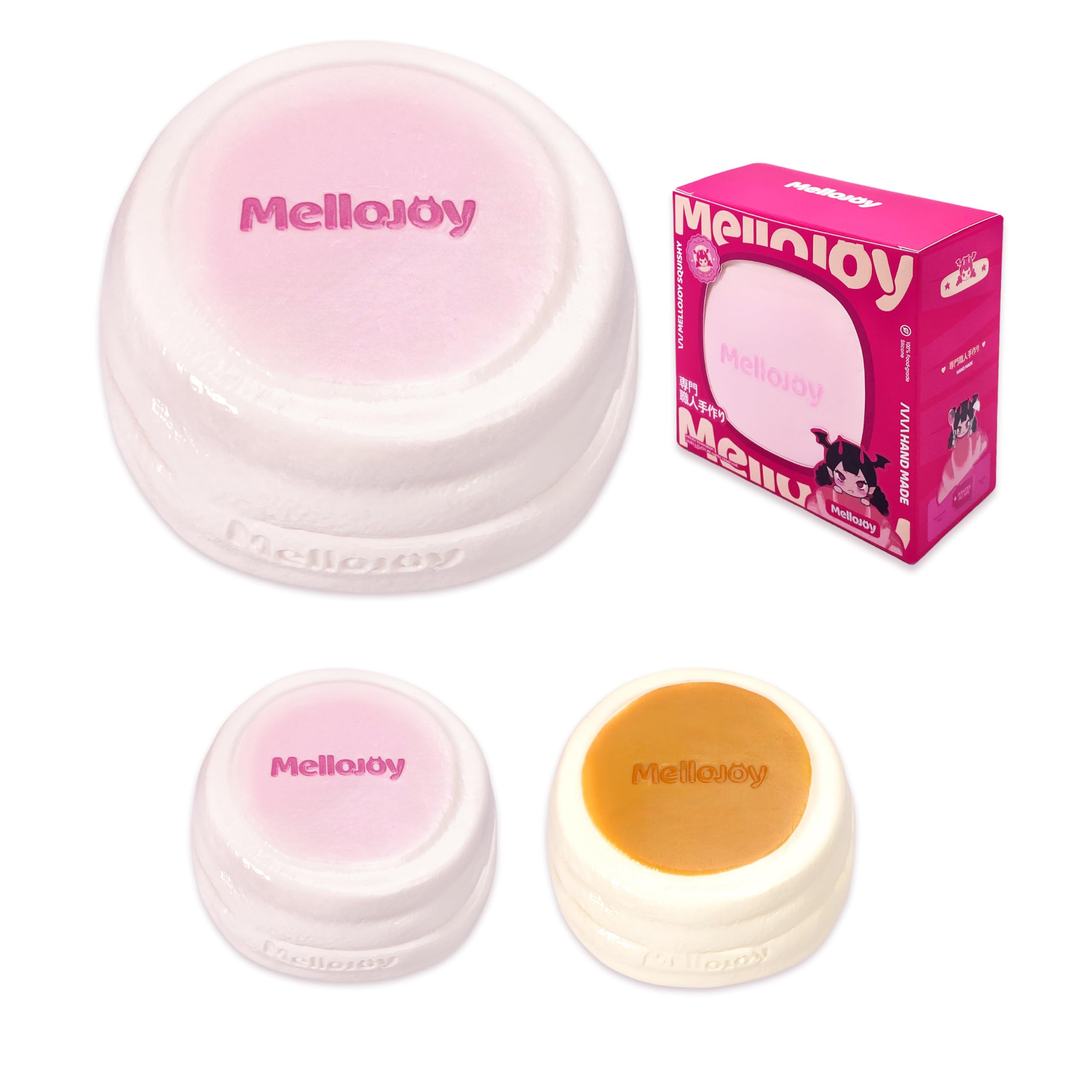 Amazon | Mellojoy - 贅沢スフレ スクイーズトイ ブラインドボックスの