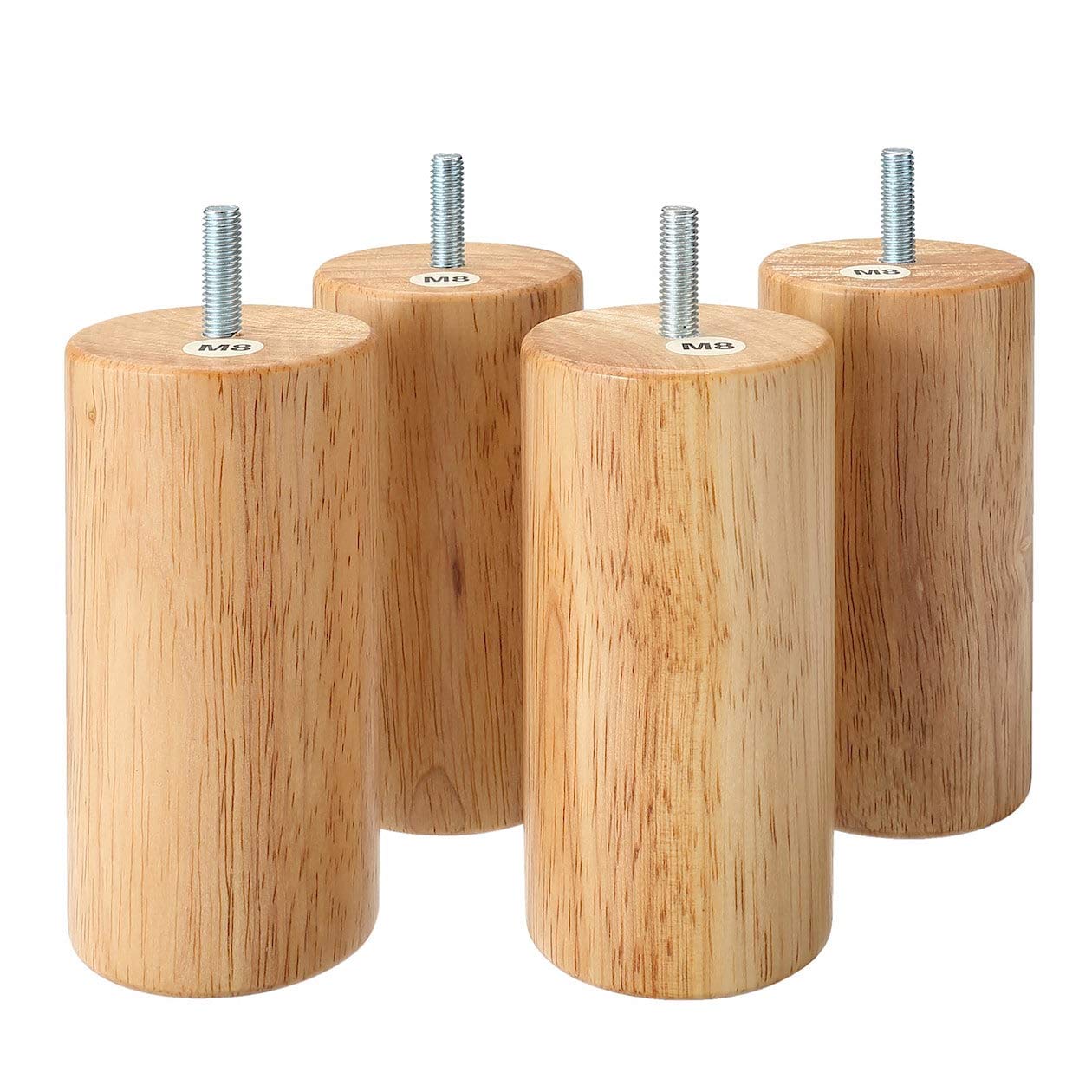 Amazon.co.jp: 無印良品 木製脚・12cm/ナチュラル(M8) 4本組 02529406