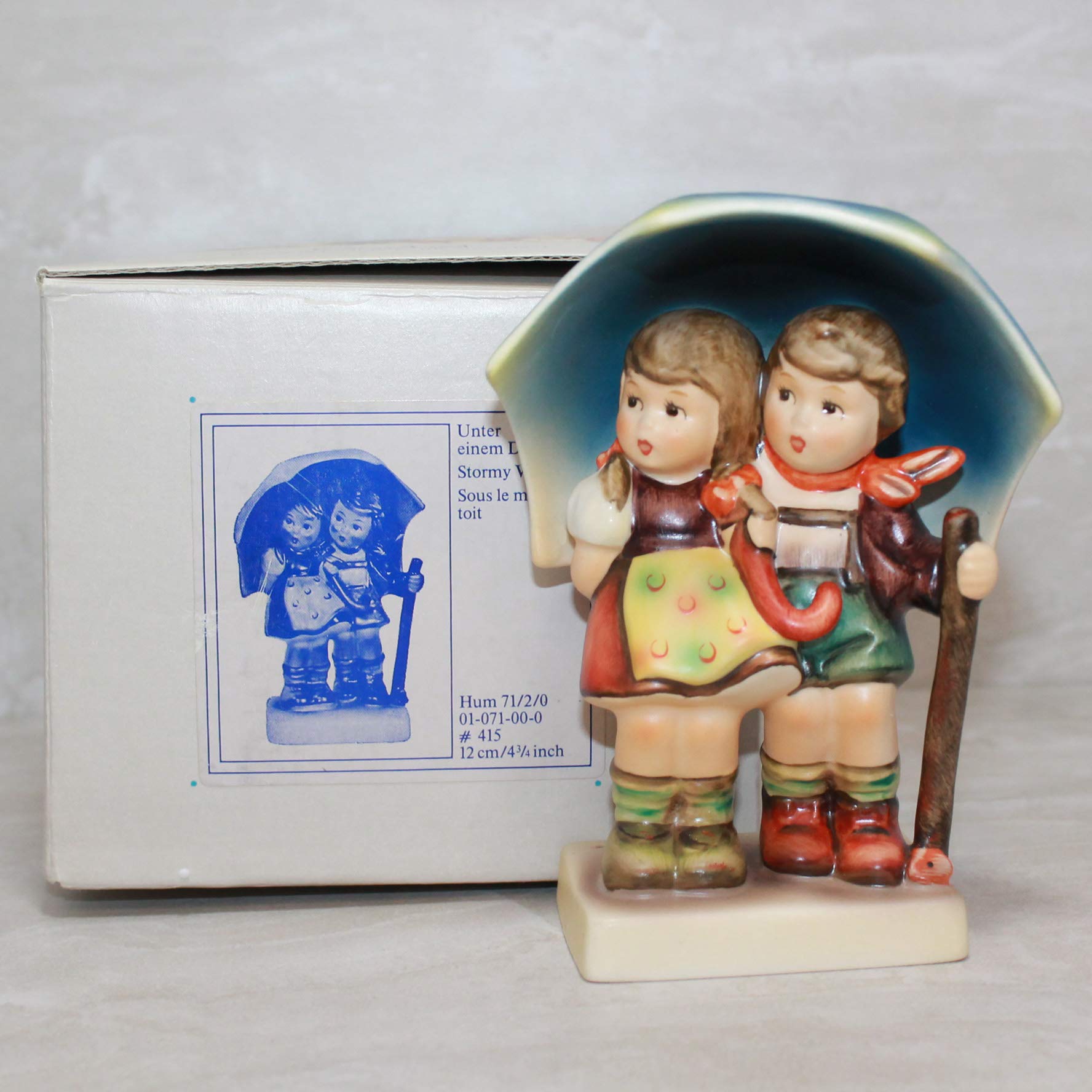 Amazon.com: Hummel Figurine: 71, Stormy Weather : Home & Kitchen