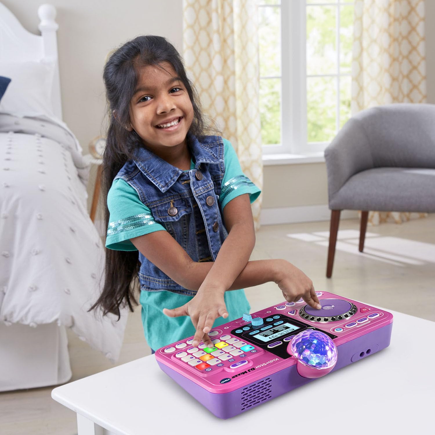 Amazon.co.jp: VTech Kidi Star DJミキサー、ピンク : 楽器・音響機器