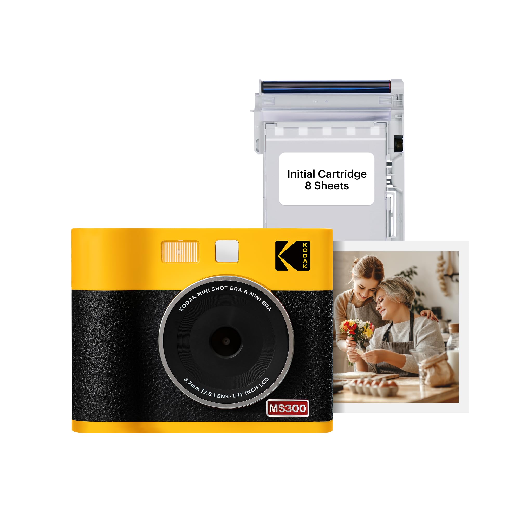 Amazon | KODAK Mini Shot 3 ERA 4PASS 2-in-1 チェキカメラ＆スマホ