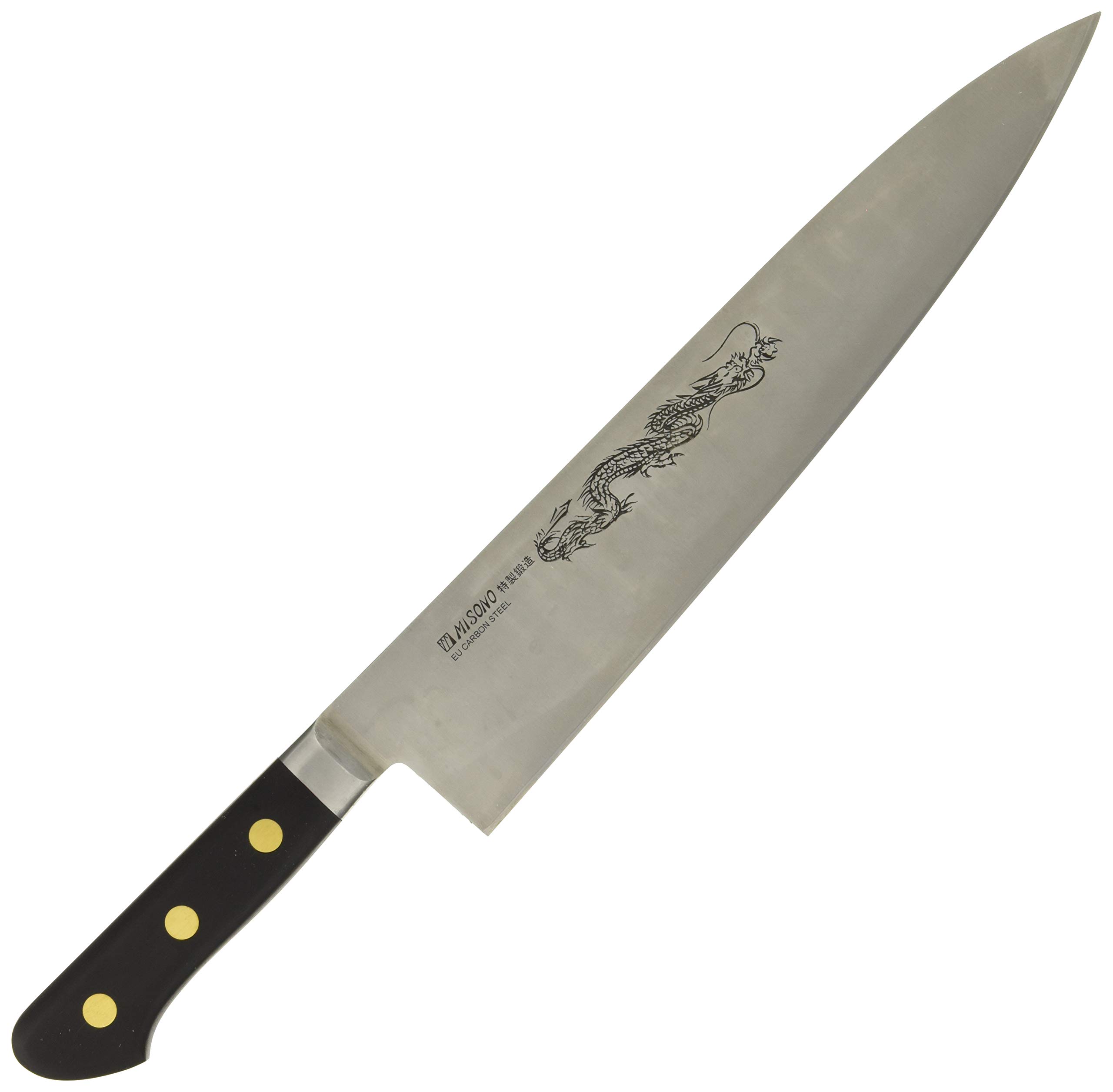 Amazon｜Misono(ミソノ) スウェーデン鋼(龍彫刻入)牛刀 No.114M/27cm