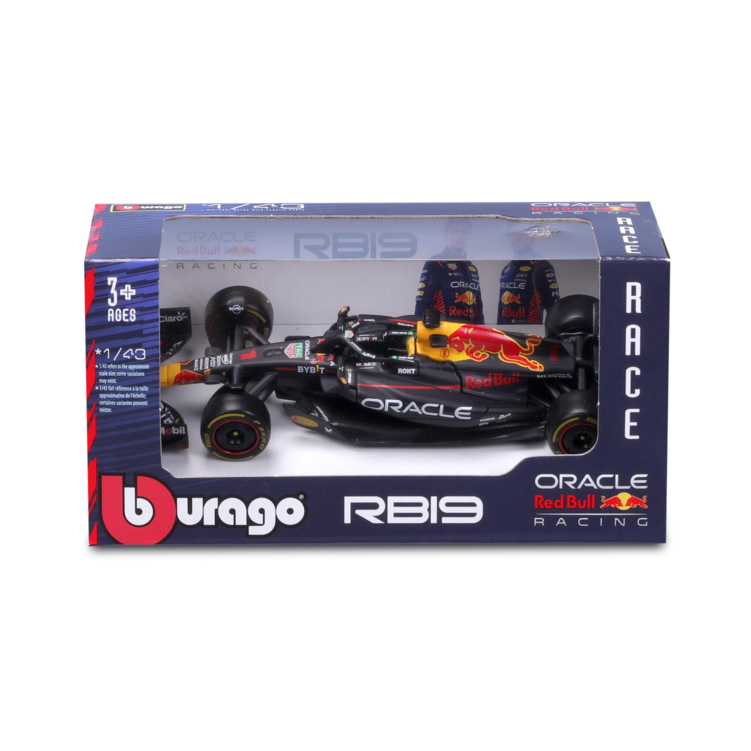 Amazon.com: Bburago 1:43 F1 RB19#1 Red Bull Racing Max Verstappen