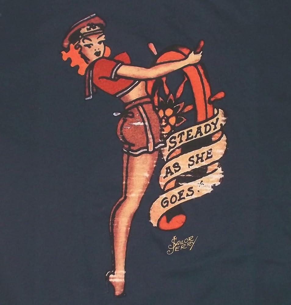 Amazon | [マンブルズ] Sailor Jerry セーラー・ジェリー Tシャツ
