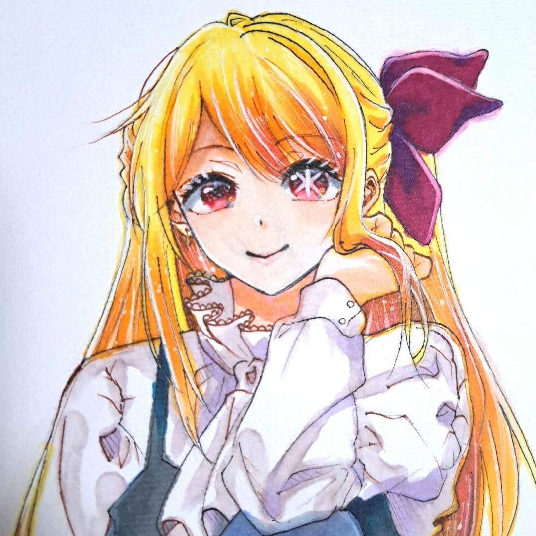 Amazon.co.jp: 推しの子ファンアート 星野ルビー サイン入り 大色紙