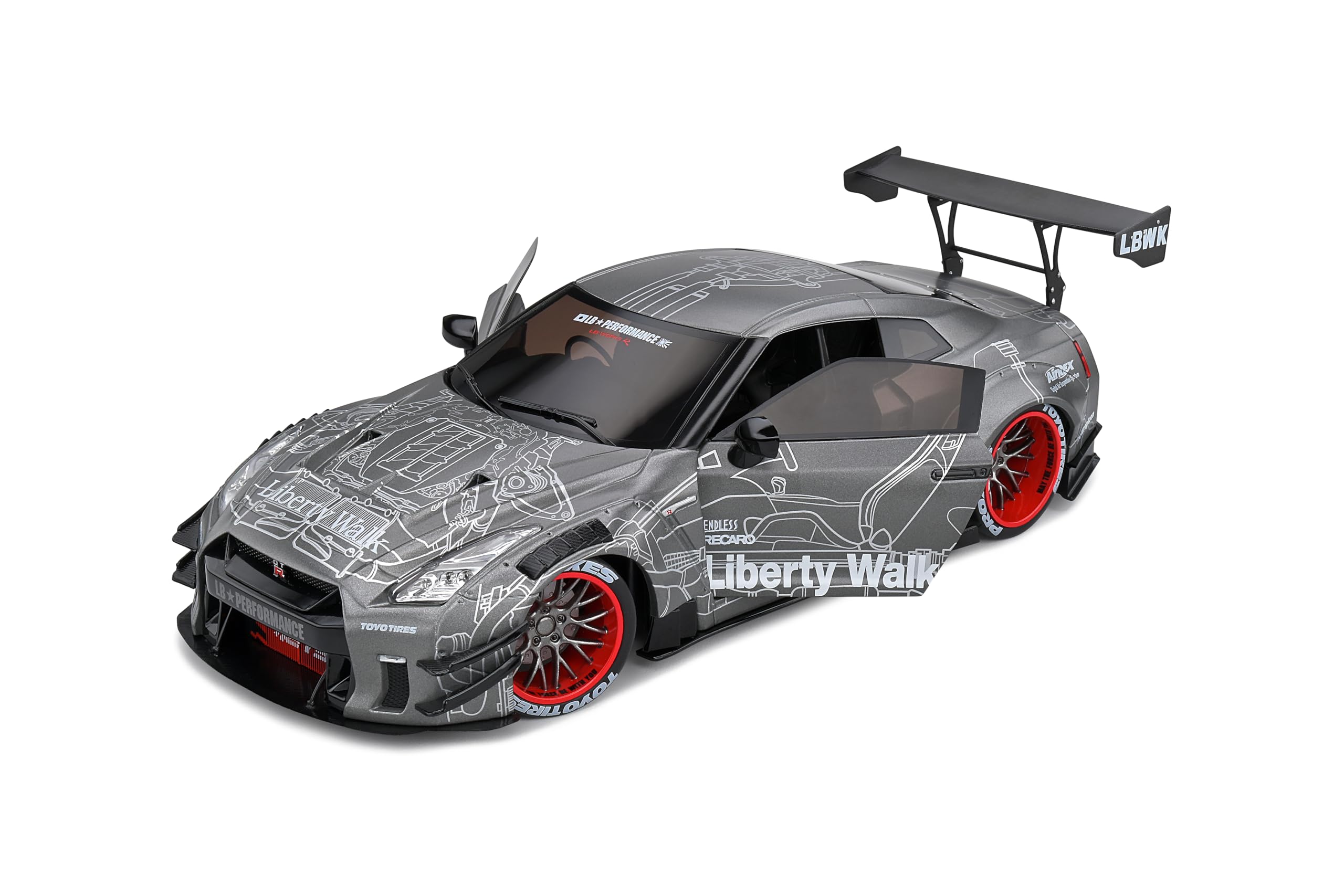 Amazon | ソリド 1/18 日産 GT-R R35 LB-WORKS カタログデザイン 2020