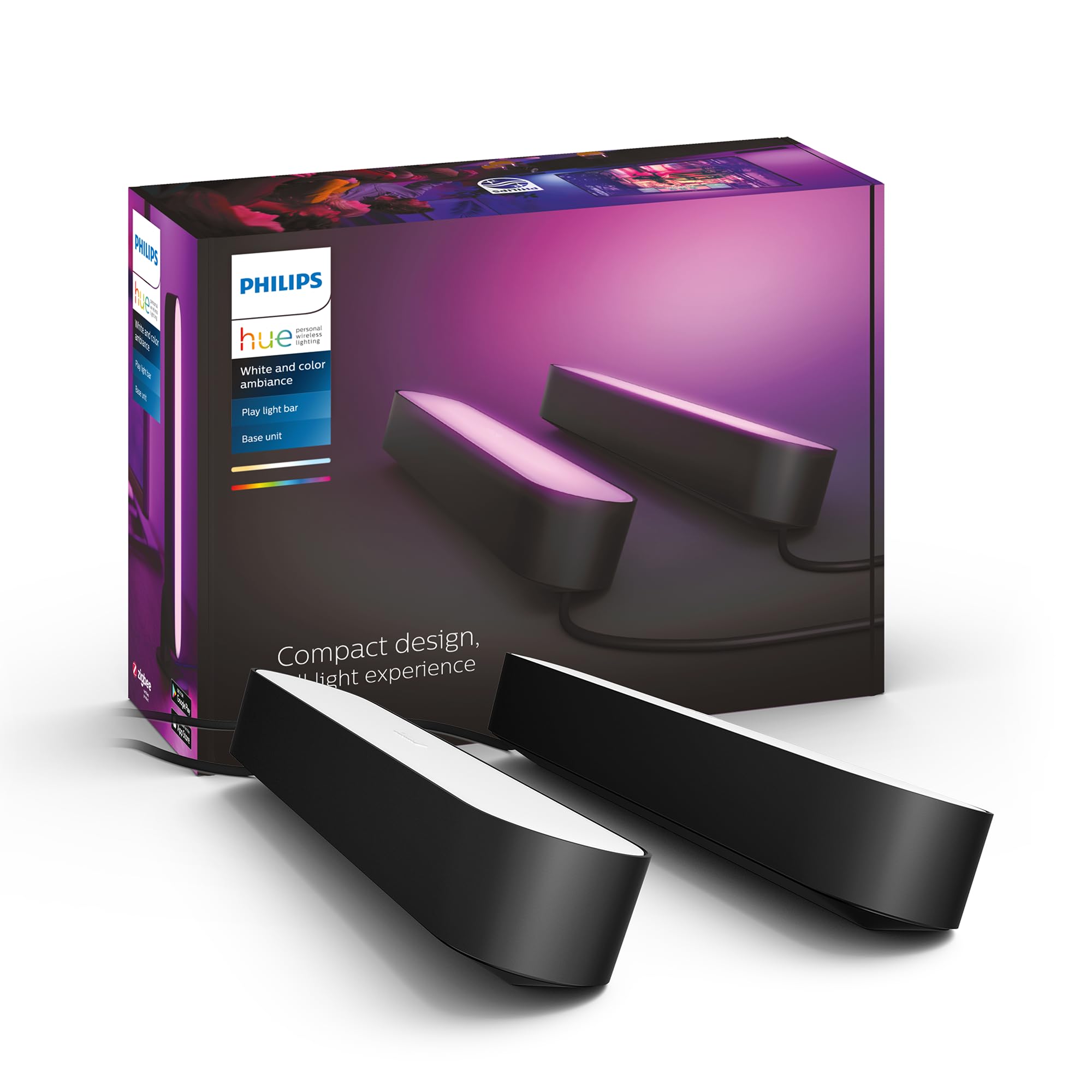 Amazon | フィリップスヒュー(Philips Hue) Play ライトバー2本