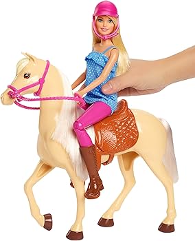 Amazon.co.jp: バービー(Barbie) 【オンライン限定】 おうまにのれる