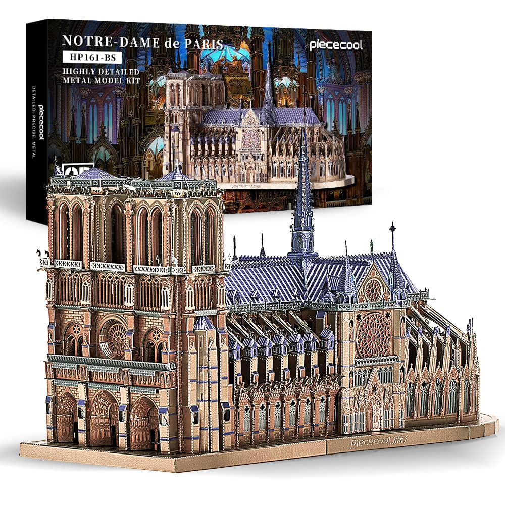 Amazon | Piececool (ピースクール) 立体パズル ノートルダム大聖堂