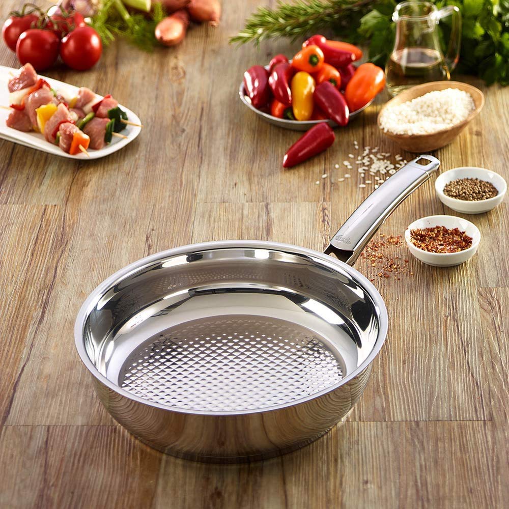 Amazon｜フィスラー(Fissler) フライパン 20cm ステンレス クリスピー