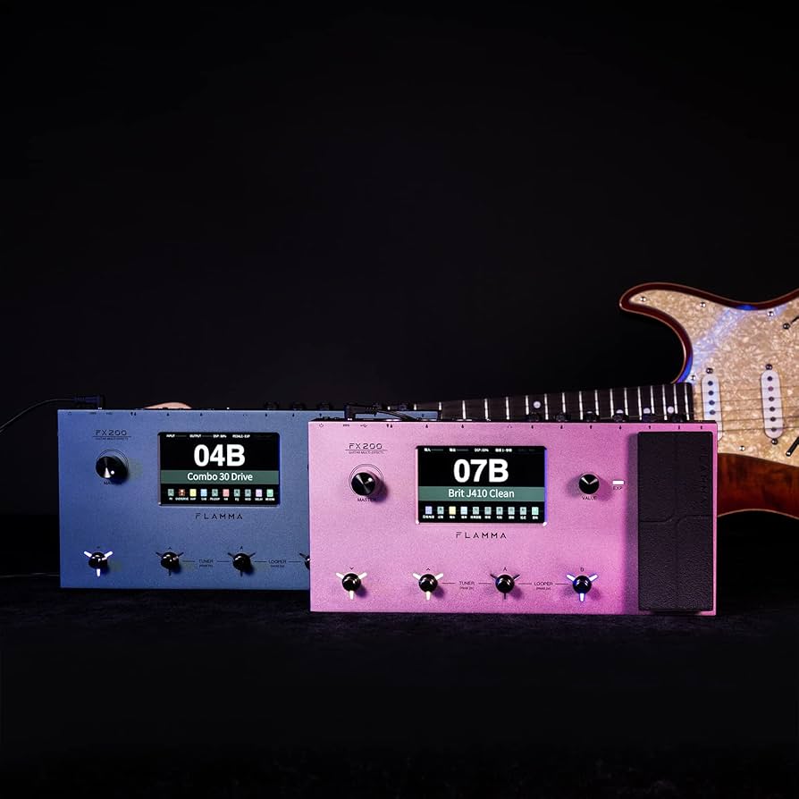 Amazon.com: FLAMMA FX200 Multi Effects Guitar Processor with 5
