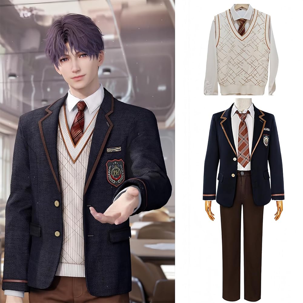 Amazon.co.jp: [NOKIJP] 恋と深空 コスプレ 主人公 男主 コスプレ衣装