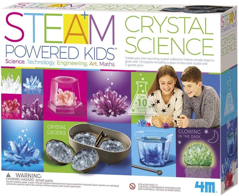 Amazon.com: 4M Deluxe Crystal Growing Combo Steam Science Kit from