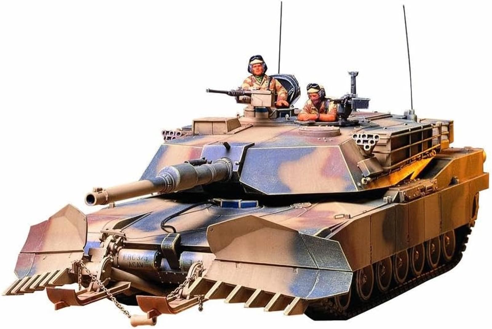 Tamiya Models M1A1 Abrams Tank with Mine Plow, Model:TM35158