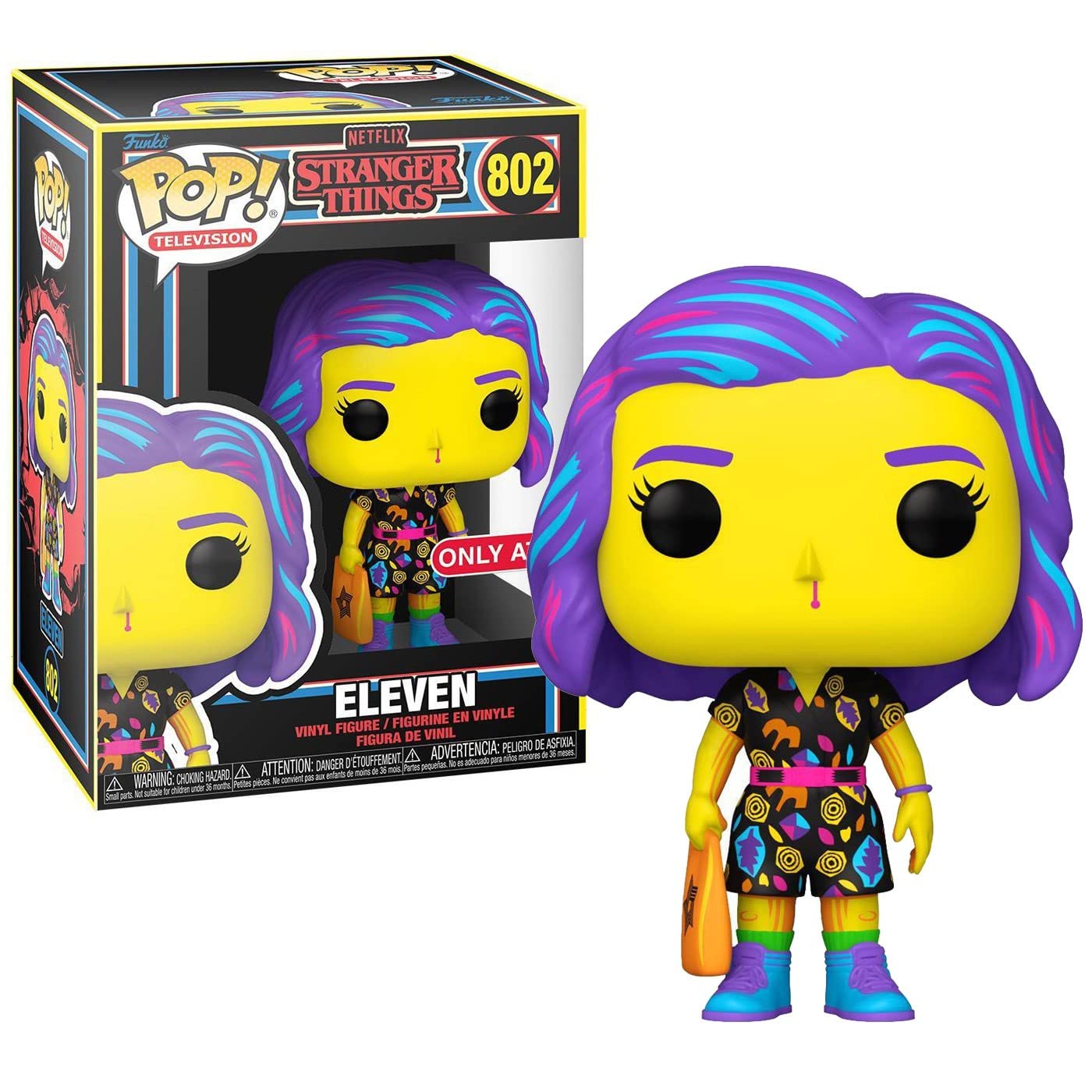 Funko Pop Tv: Stranger Things Eleven In Mall Outfit Blacklightexc