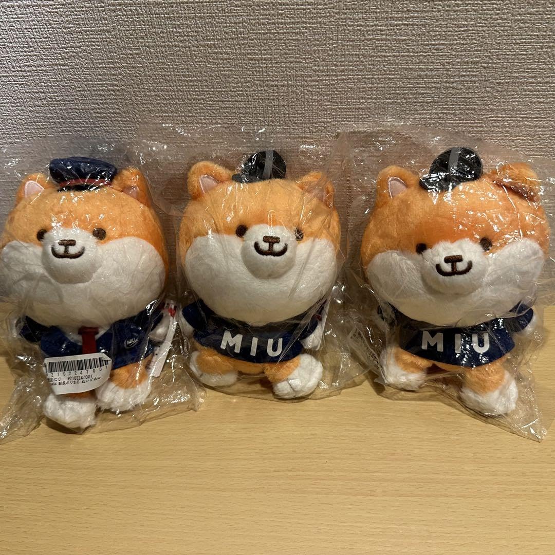 Amazon.co.jp: MIU 404 ポリまる ぬいぐるみセット : おもちゃ