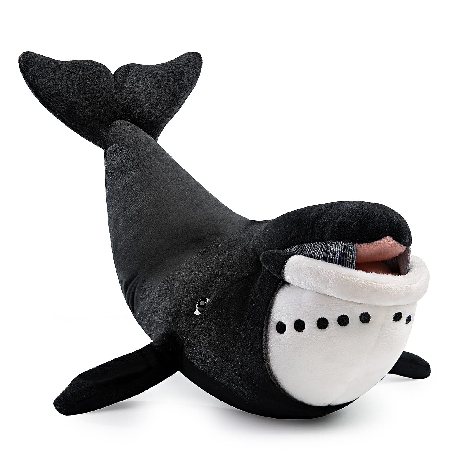 Amazon.co.jp: ZHONGXIN MADE 深海魚ホッキョククジラぬいぐるみ黒長い
