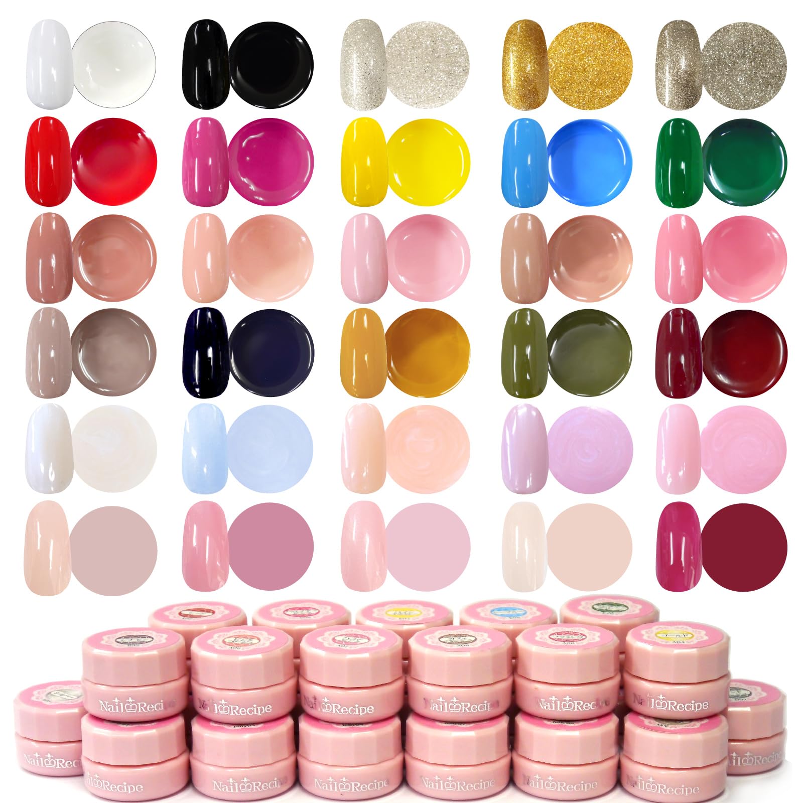 Amazon | NailRecipe(ネイルレシピ) ジェルネイルセット 使える可愛い
