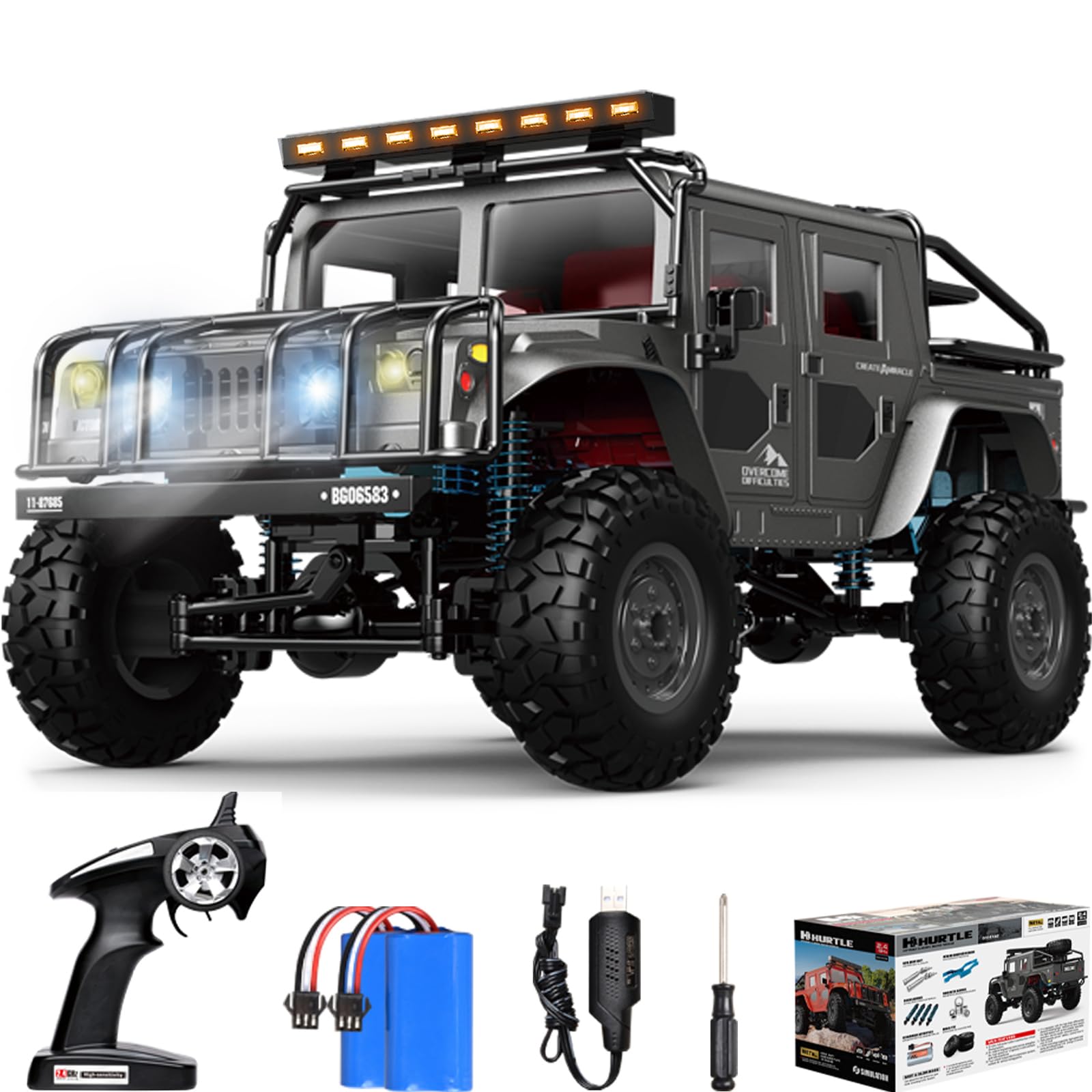 Amazon.co.jp: Ritaosan 大型 ラジコンカー オフロード ジープ