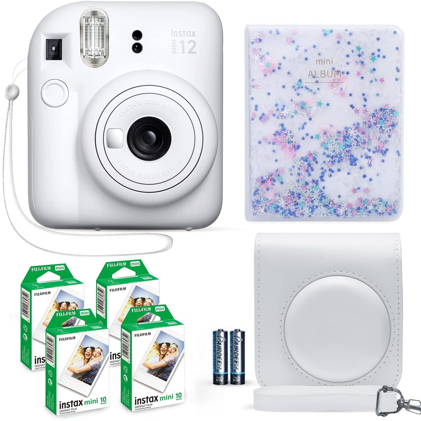 Amazon | FUJIFILM インスタントカメラ チェキミニ 12 クレイホワイト