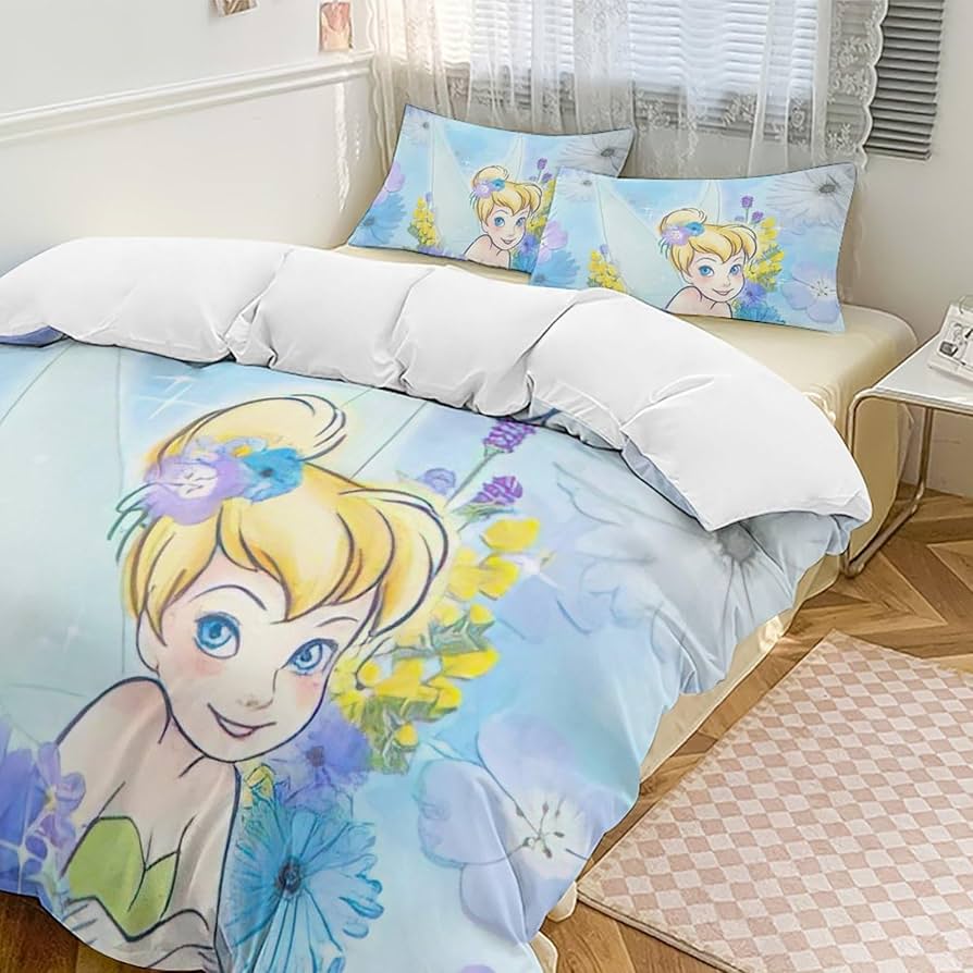Amazon｜ティンカーベル ベッド3点セット 布団カバー シングル 3点