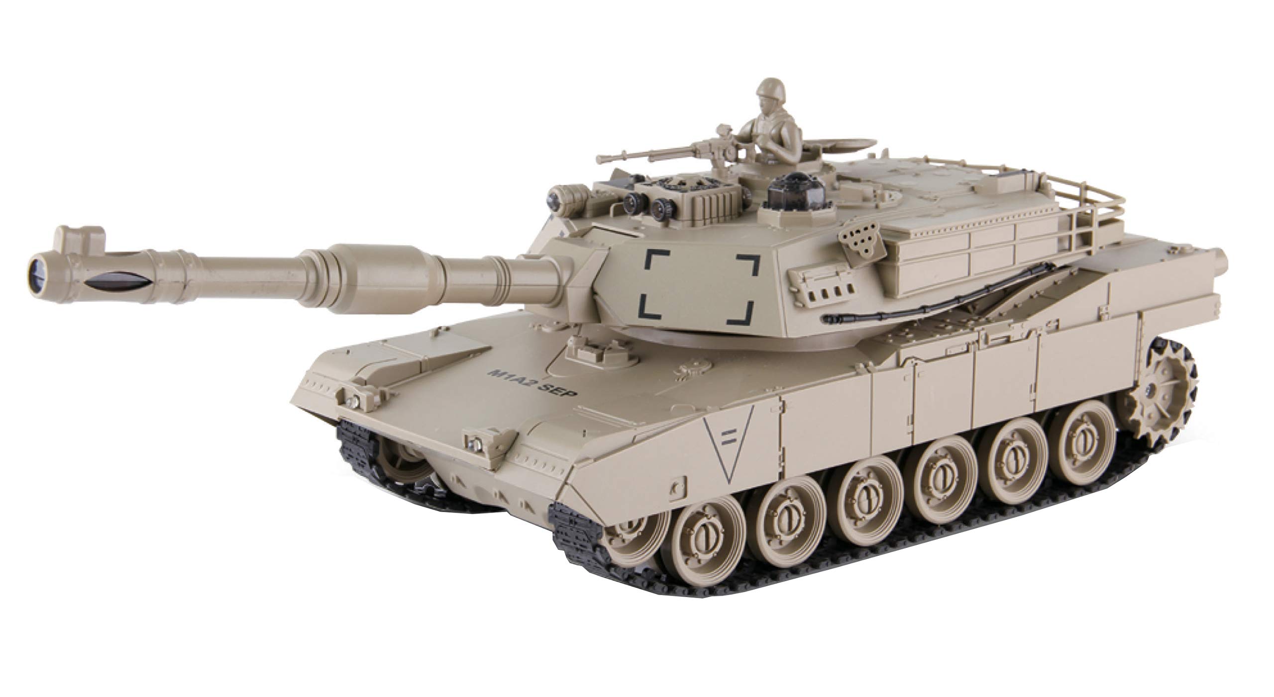 Amazon.co.jp: 童友社 RC ワールドバトルタンク アメリカ M1A2型 27MHz