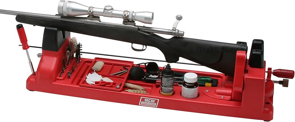 Amazon.co.jp: MTM ガンバイス ライフル用 メンテナンスセンター 銃架