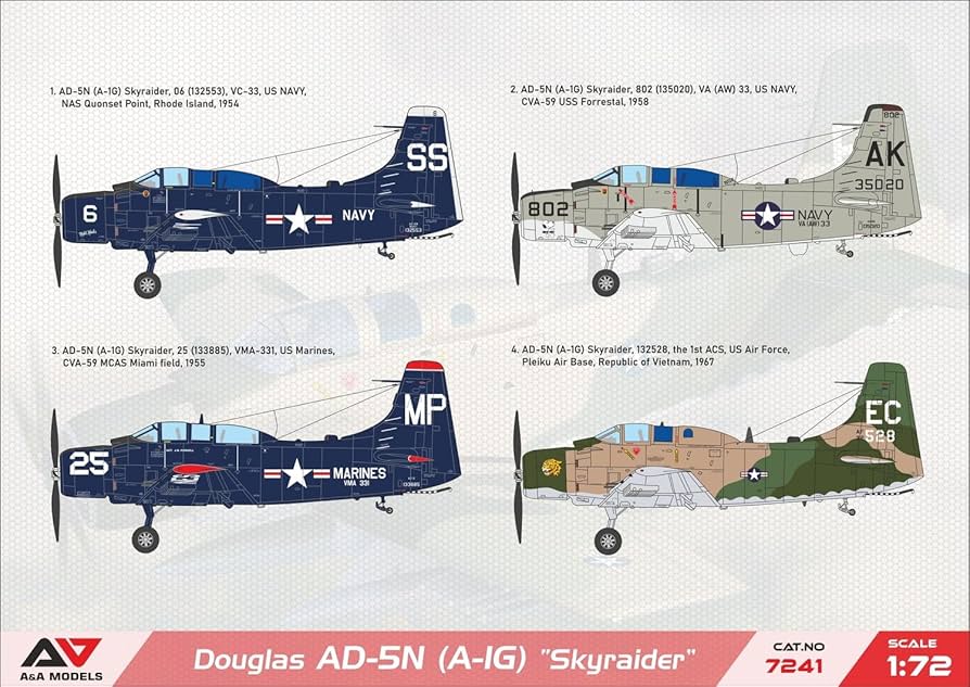 Amazon | モデルズビット (A&Amodel) 1/72 アメリカ ダグラス AD-5N