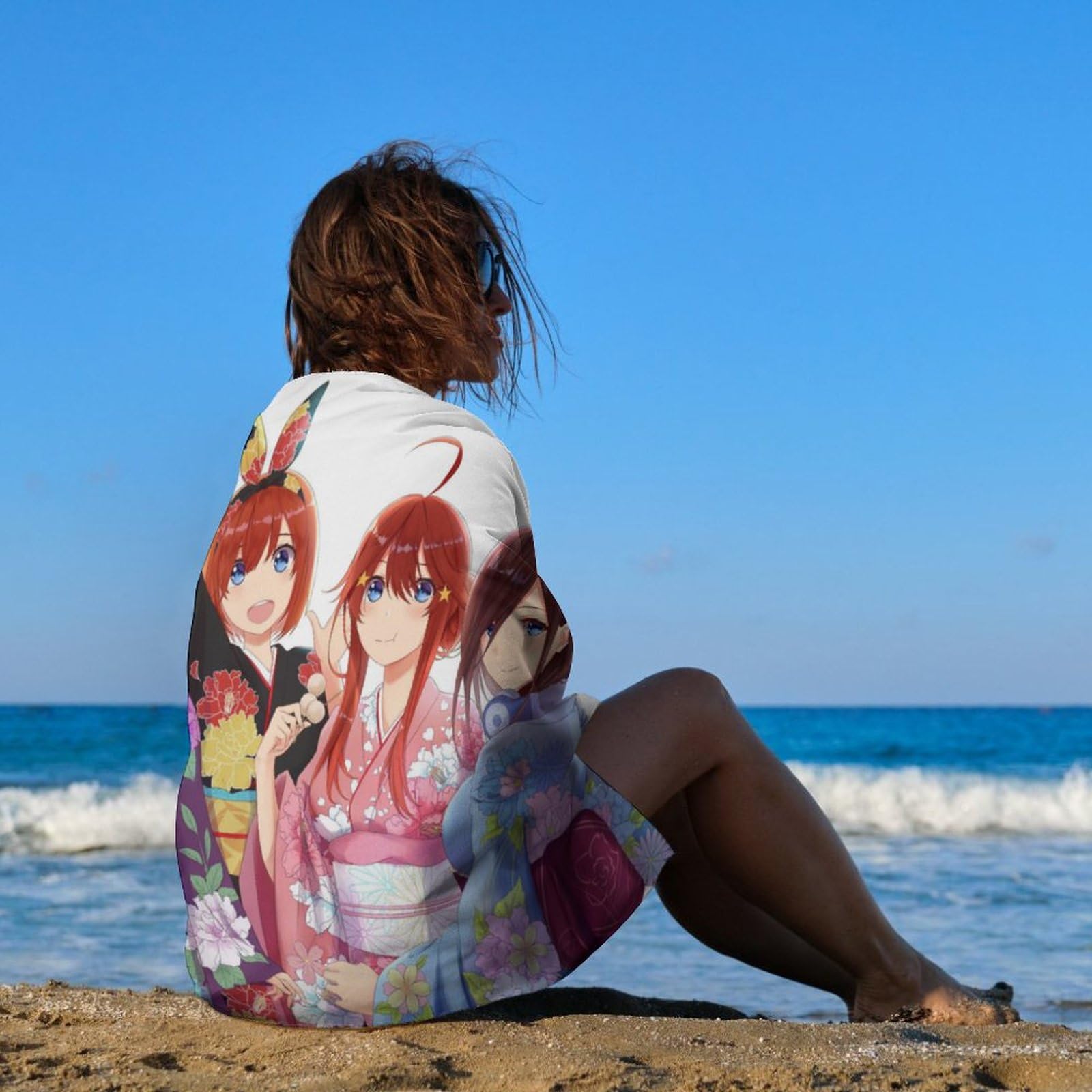 Amazon｜五等分の花嫁バスタオル 超吸収性フェイスタオル上品防臭