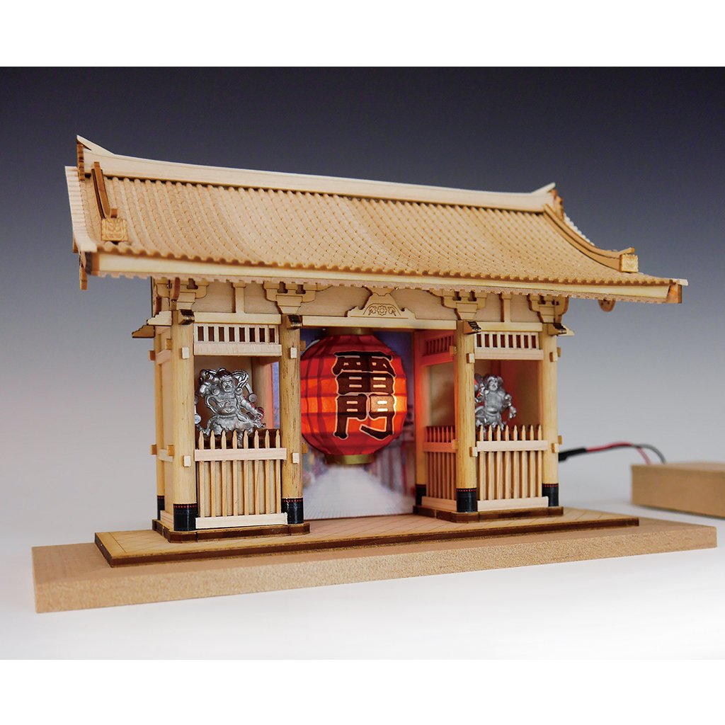 Amazon | ウッディジョー 1/100 ハーフタイプ 浅草寺 雷門 ソフト