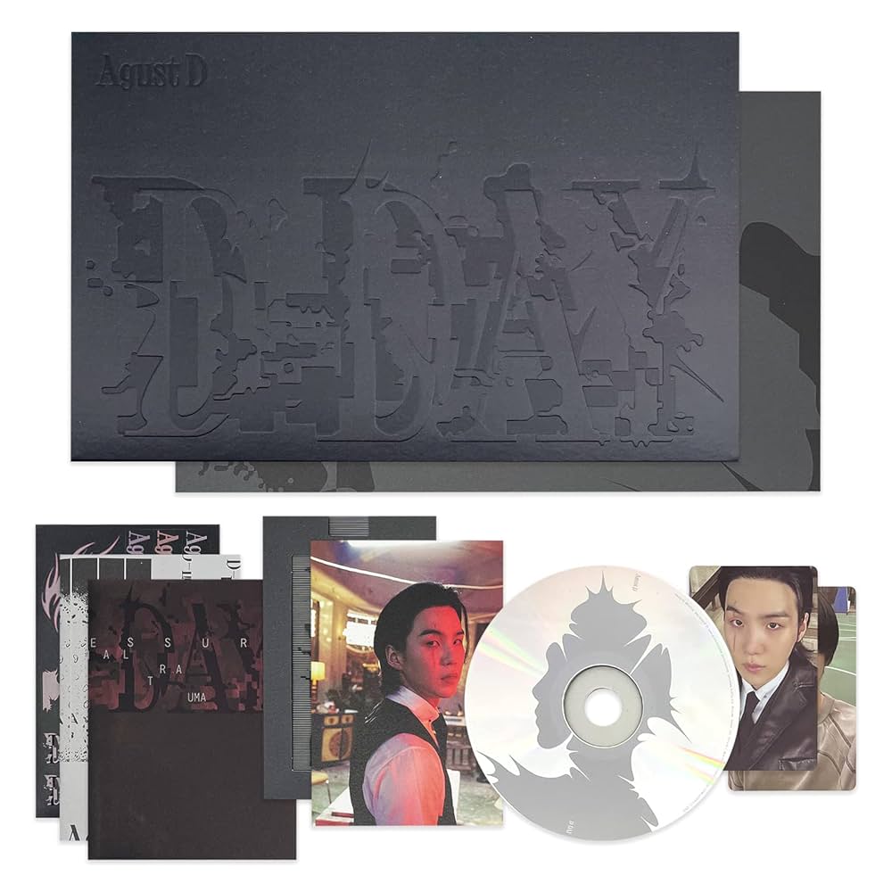 Agust D(SUGA) of BTS - [D - DAY] (VERSION 01) Photo Book + Lyric