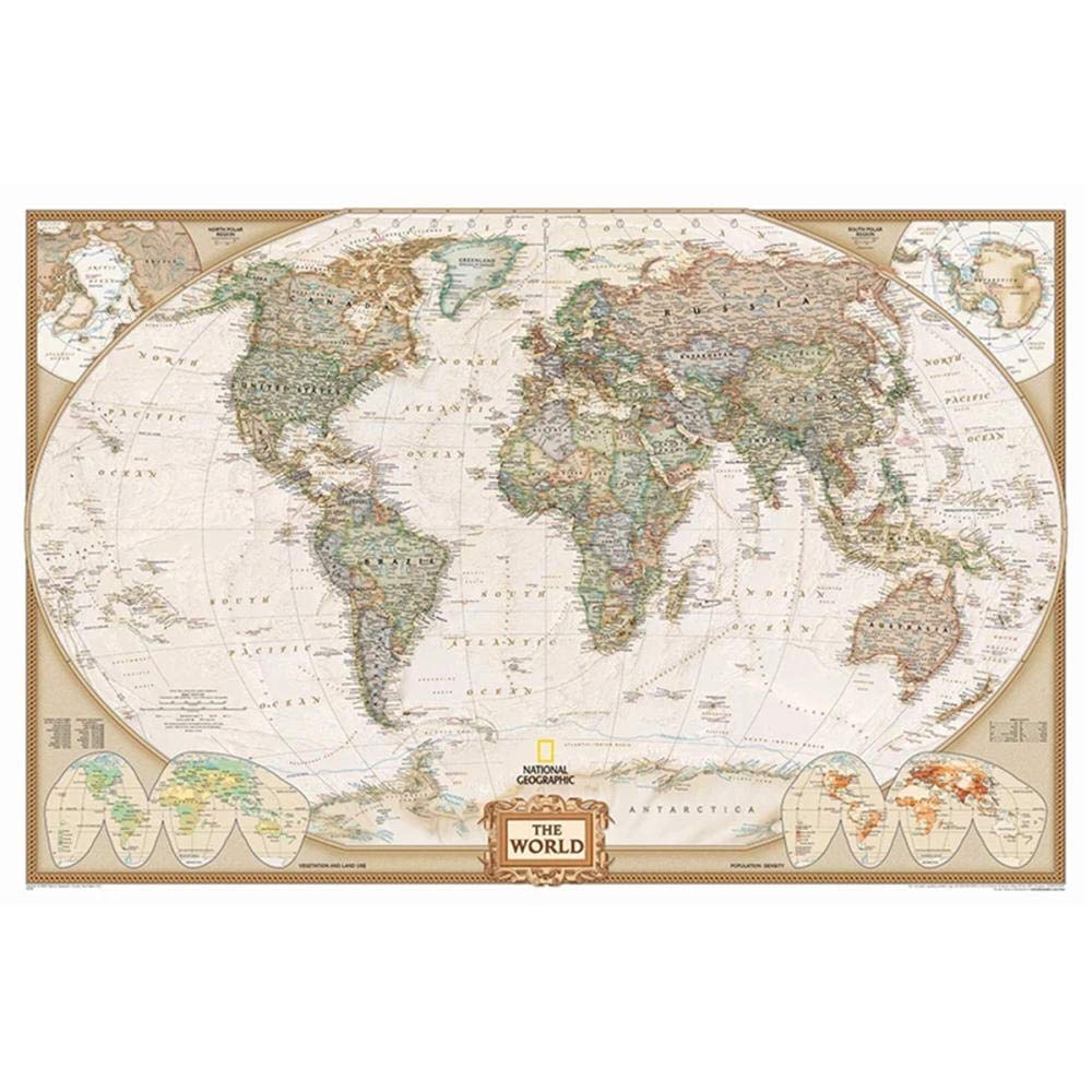 Amazon | 大人と家族のための2000ピースジグソーパズル、世界地図