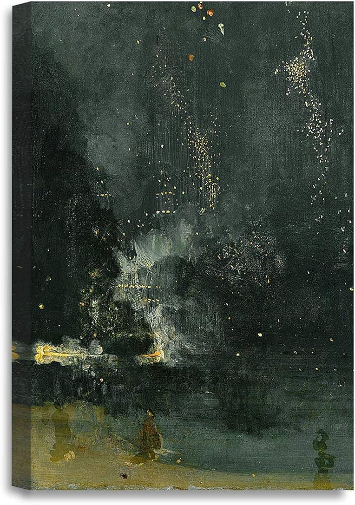 Amazon.com: DECORARTS - Nocturne in Black and Gold by James Abbott