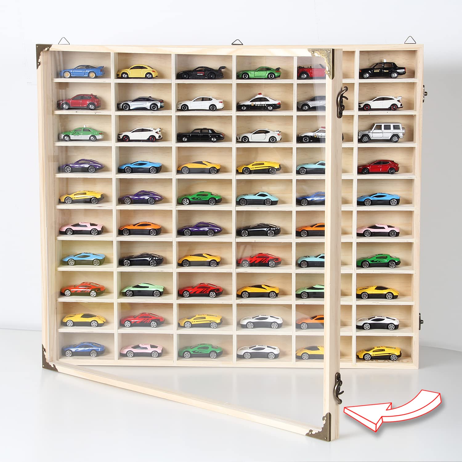 Amazon.co.jp: JPLAND トミカケース 1：64 最大60台収納可能 ミニカー