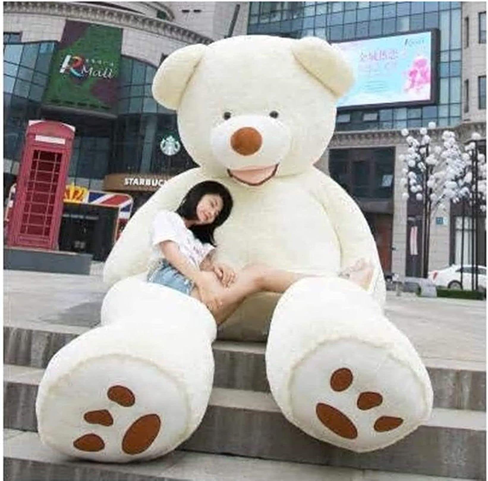 Amazon.co.jp: 昼休み 枕 クマぬいぐるみ 特大 くま/テディベア 可愛い