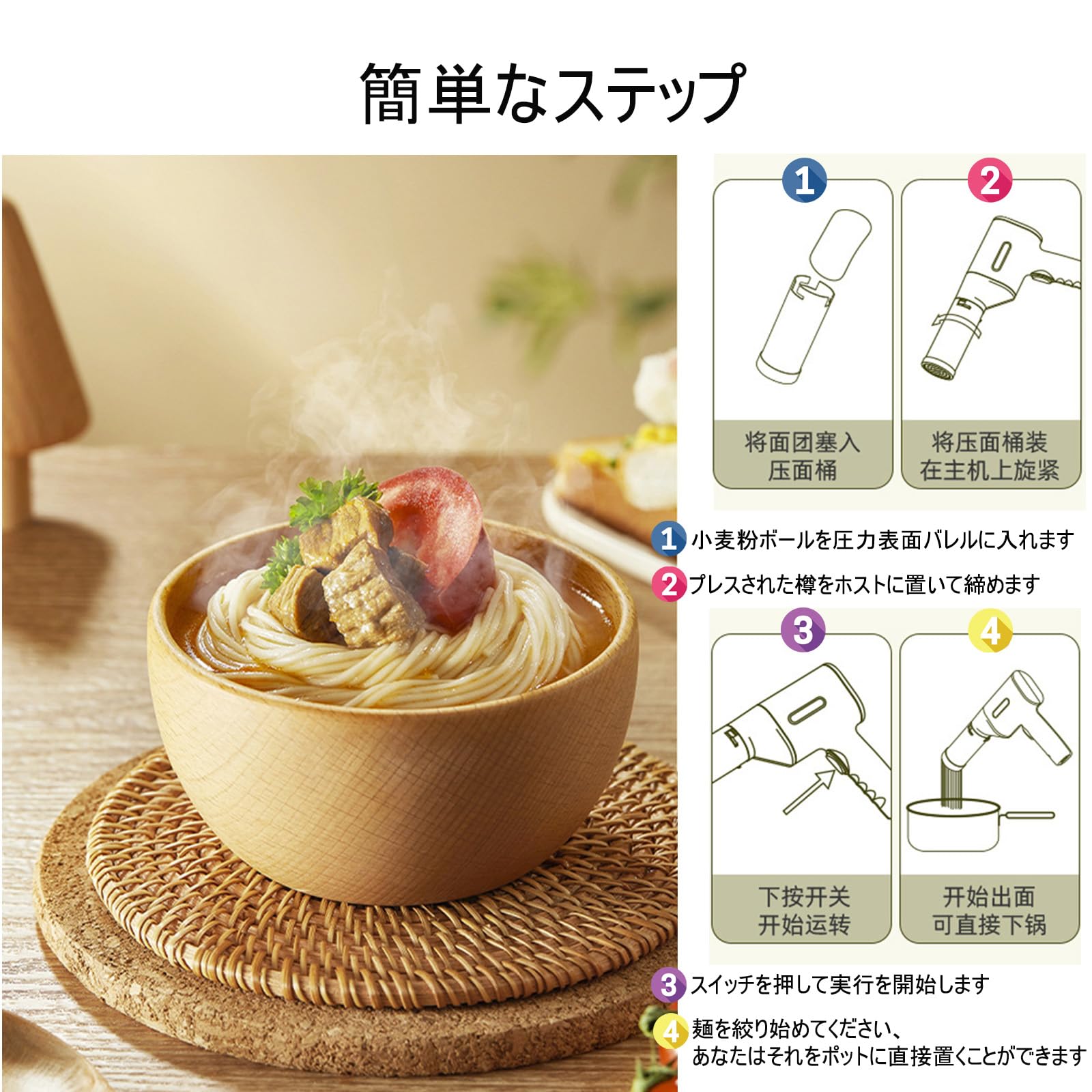 Amazon | Vanboltモンブラン絞り器-約1㎜極細モンブラン絞り機