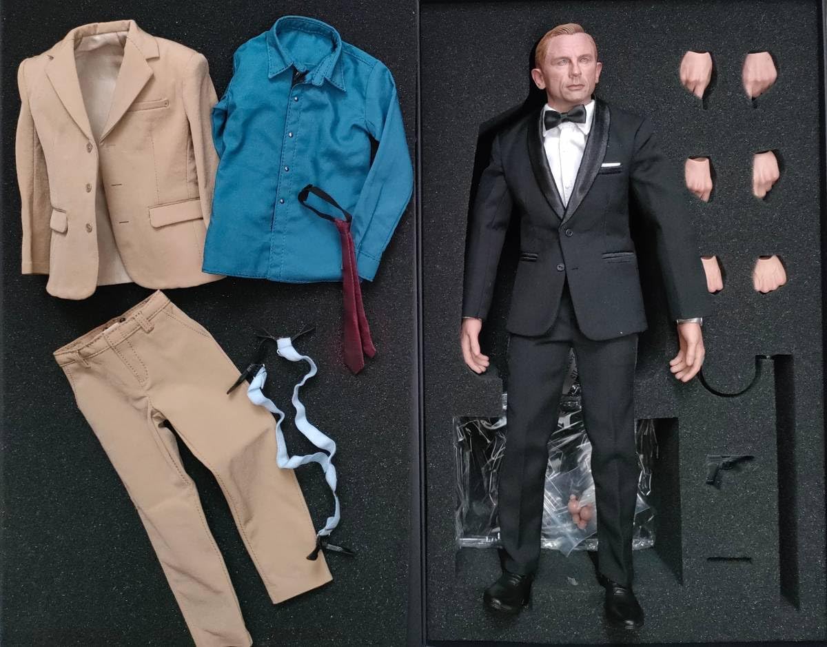 Amazon | 1/6 ジェームズ ボンド アクションフィギュア 007 ダニエル