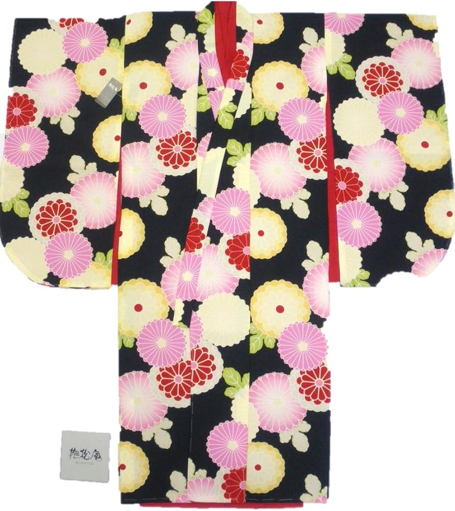Amazon | [撫松庵] 7歳着物・襦袢2点セット【菊】【七五三】【四つ身