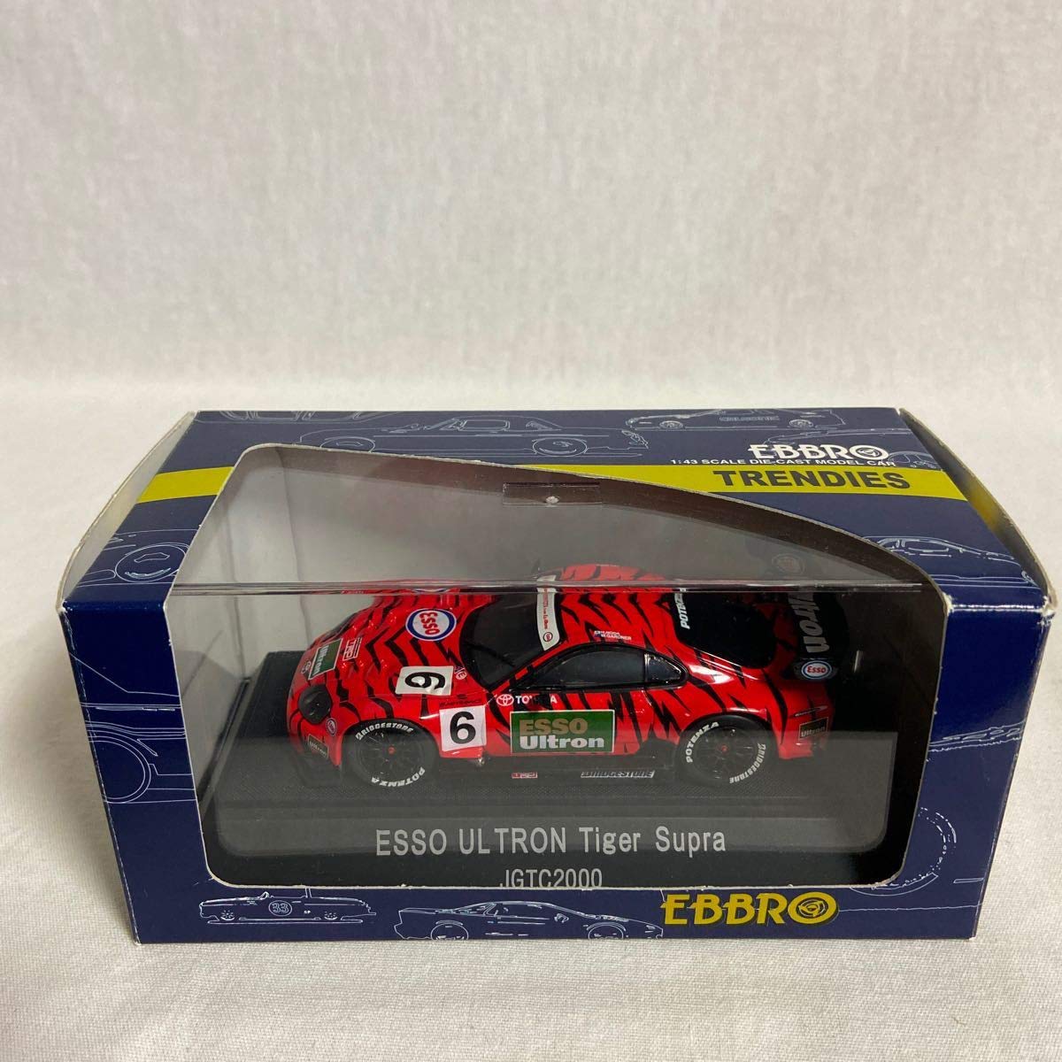 Amazon | EBBRO 1/43 ESSO ULTRON Tiger Supra #6 JGTC 2000 エブロ