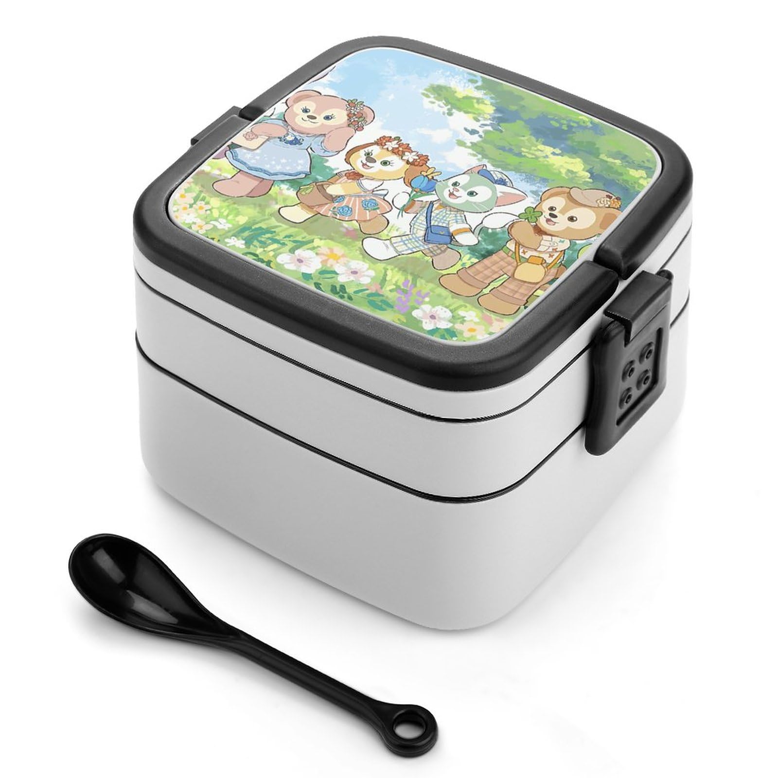 Amazon | ダッフィー フレンズ ランチボックス 弁当箱 2段 おべんとう