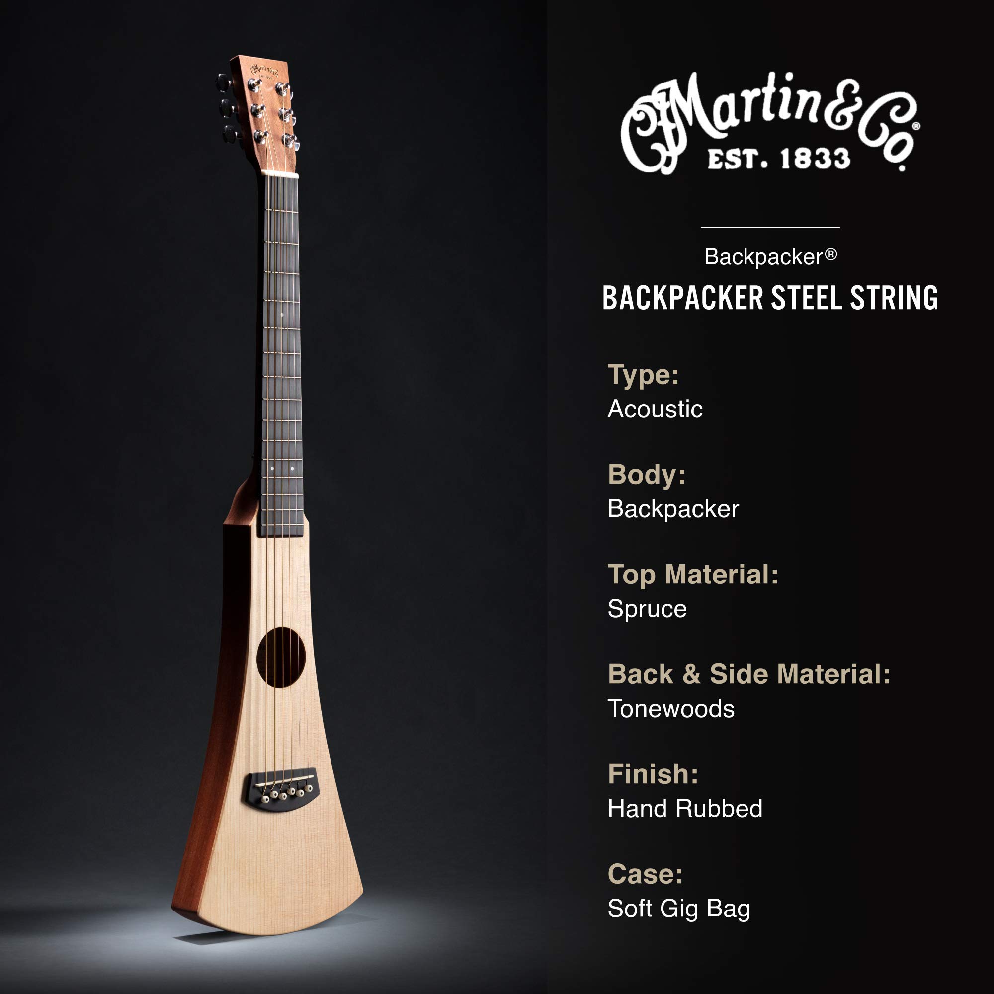 Amazon | MARTIN マーティン Backpacker Series トラベルギター