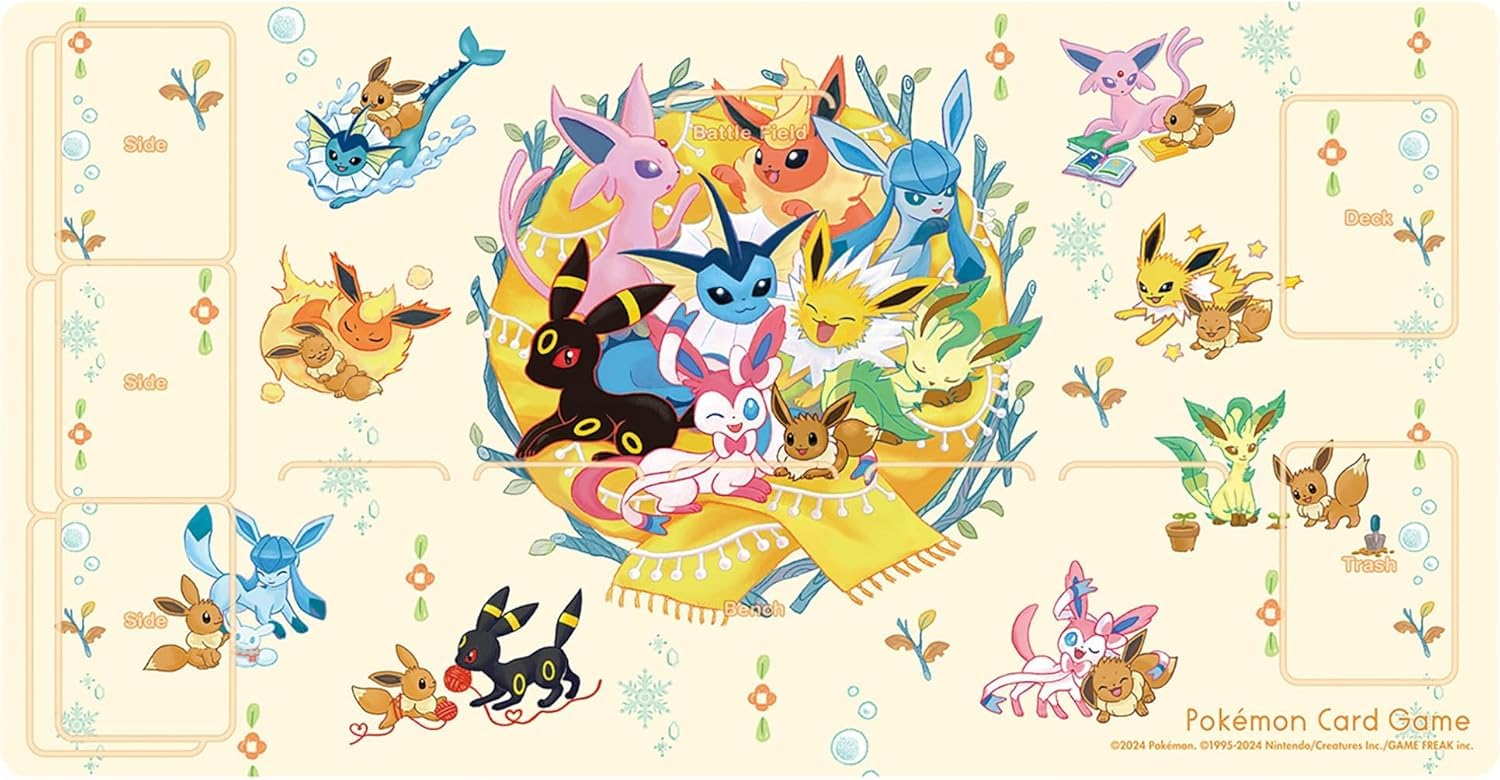 Amazon | ポケモンカードゲーム ラバープレイマット イーブイズ