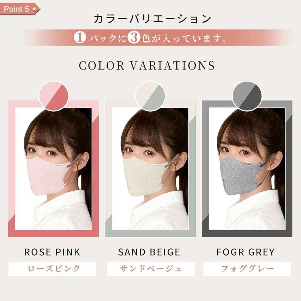 Amazon.co.jp: Hanassia ウィステリア3Dマスク30枚入 bicolor立体