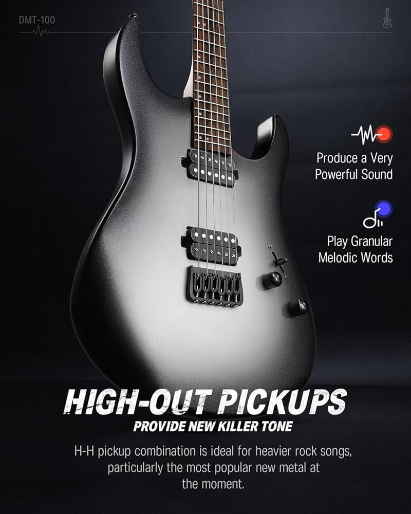 Amazon.com: Donner Solid Body Electric Guitar, 39 Inch Metal