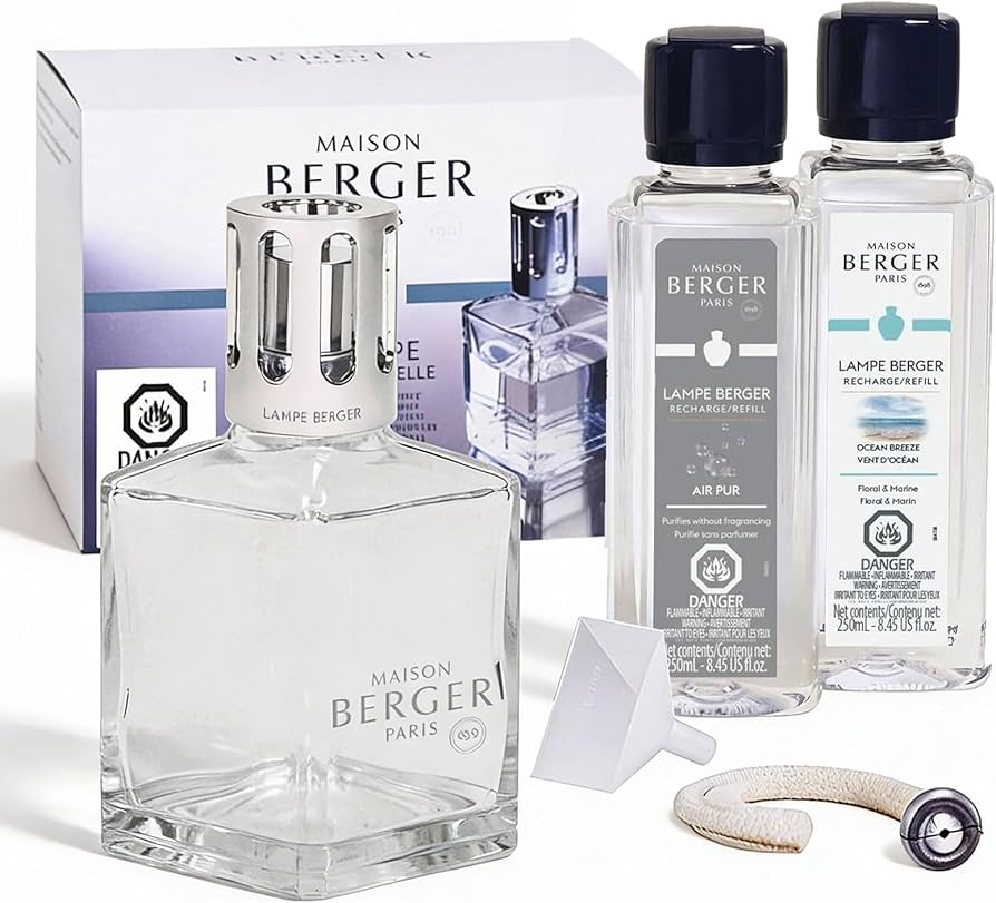 Amazon.com: MAISON BERGER Set – Lampe Berger Starter Square