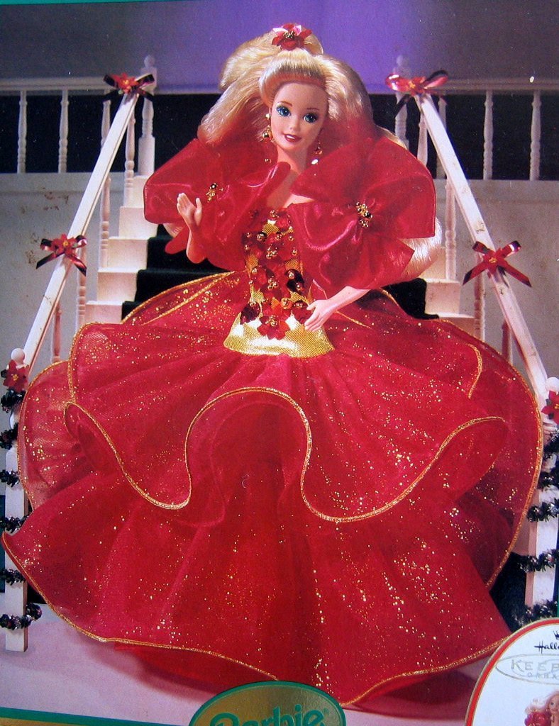 Amazon.co.jp: Happy Holidays Barbie Doll Hallmark Special Edition