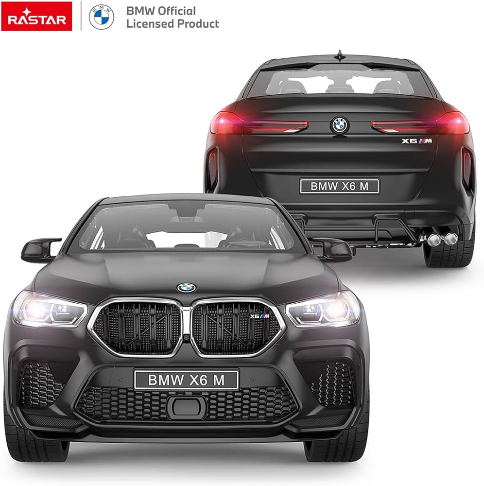 Rastar BMW X6 M RC Car 1/14 Scale Remote Control Toy for Kids, 2.4